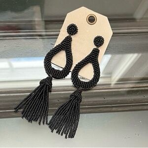 Anthropologie beaded drop earrings.
